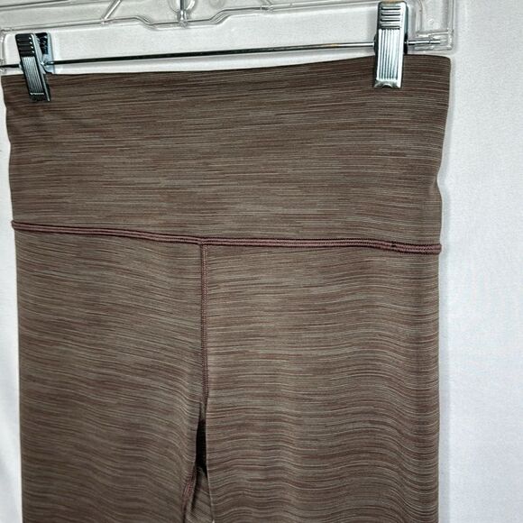 Athleta Elevation Space Dye 7/8 Leggings In Coffee House. Size Small. - Picture 2 of 11
